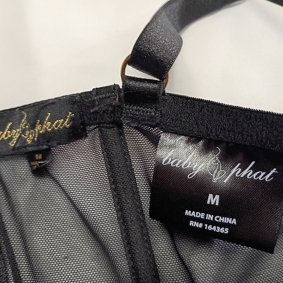 Baby Phat Black Lace Bustier - Picture 5 of 7